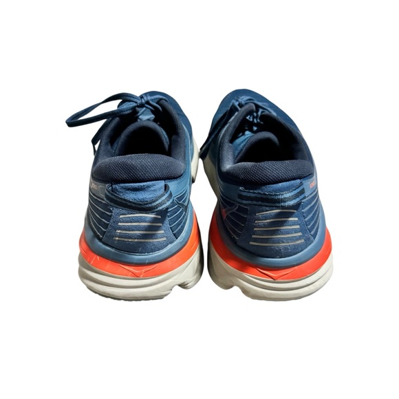 Hoka One One Bondi 7 Men's Athletic Running Shoe Workout Sneaker Blue Size 11 - Picture 6 of 8